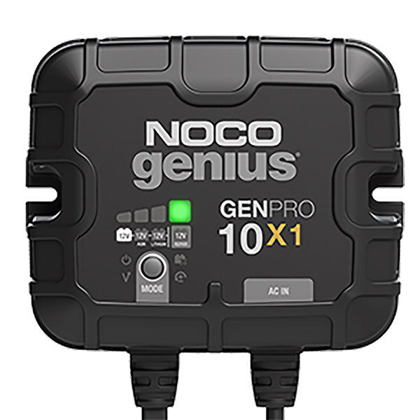 NOCO ON-BOARD BATTERY CHARGER, MAINTAINER & DESULFATOR 1-BANK 10-AMP GENPRO10X1