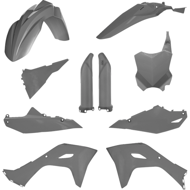 ACERBIS PLASTIC KIT- FULL KX250:25, KX450:24-25 GRAY 2983570011