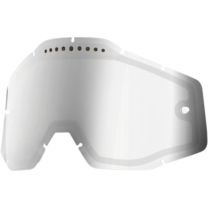 100% VENTED DUAL LENS SLVER MRR/SMOKE ANTIFOG 59010-00001