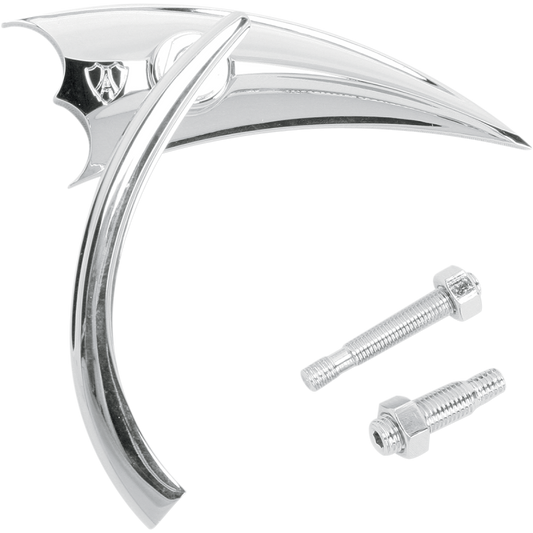 ARLEN NESS SCOOP TRIANGLE MIRROR RIGHT CHROME (EA) 13-061