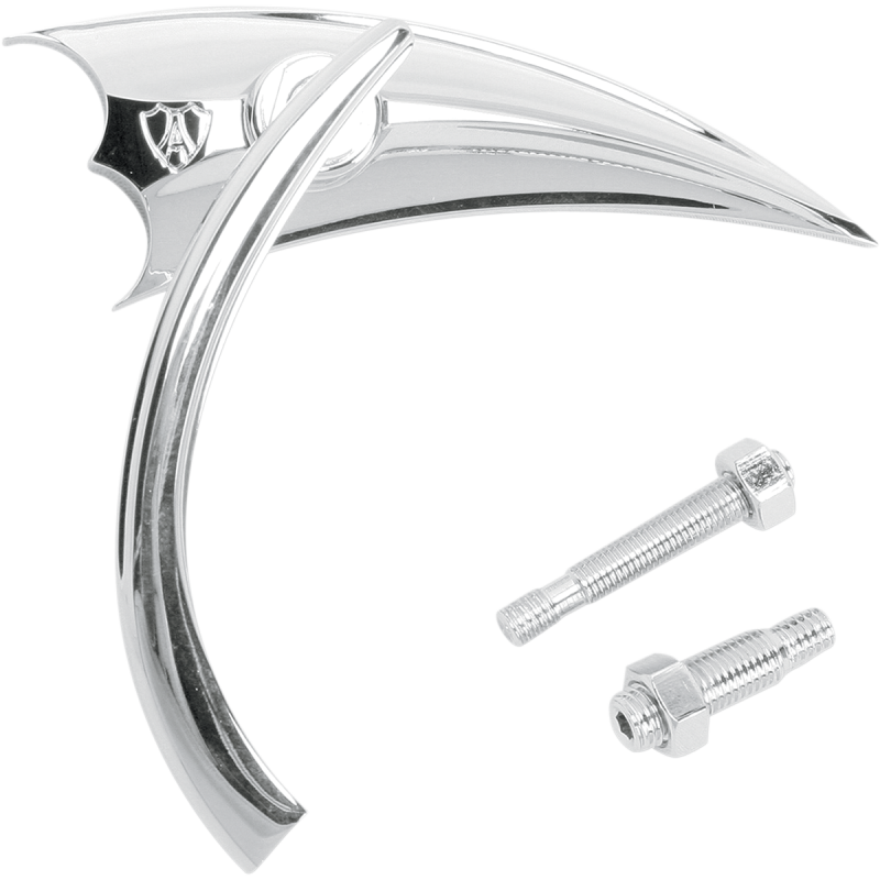 ARLEN NESS SCOOP TRIANGLE MIRROR RIGHT CHROME (EA) 13-061