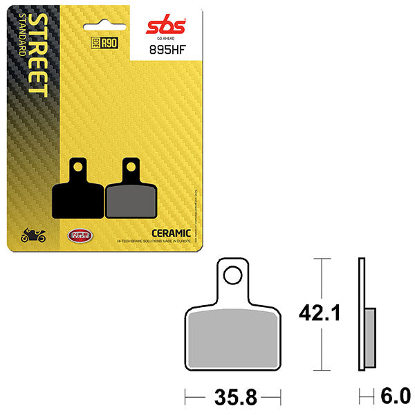 SBS ATV/UTV CERAMIC BRAKE PAD 6190895100