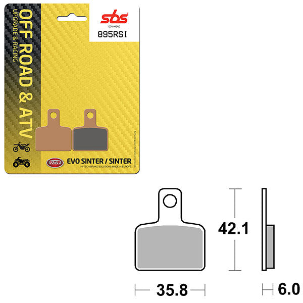 SBS EVO SINTER BRAKE PAD 6280895100