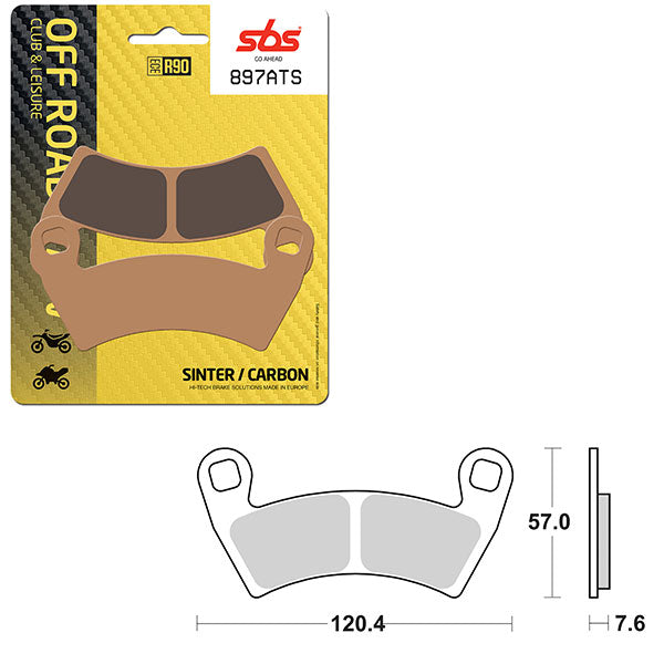 SBS SINTER BRAKE PAD 6460897100
