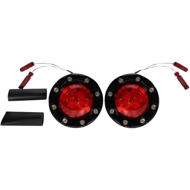 CUSTOM DYNAMICS LIGHT LED BLTRNG BLK/RED PB-BR-RR-IND-BR