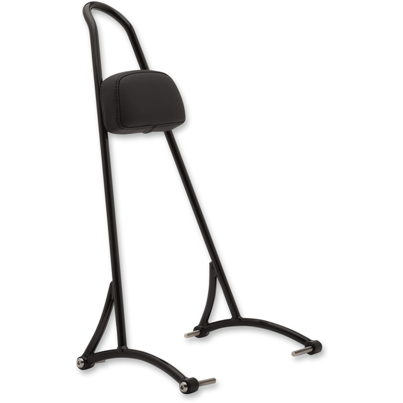 BURLY BRAND 96-03 ONE PIECE SISSY BAR TALL BLK B13-1503B