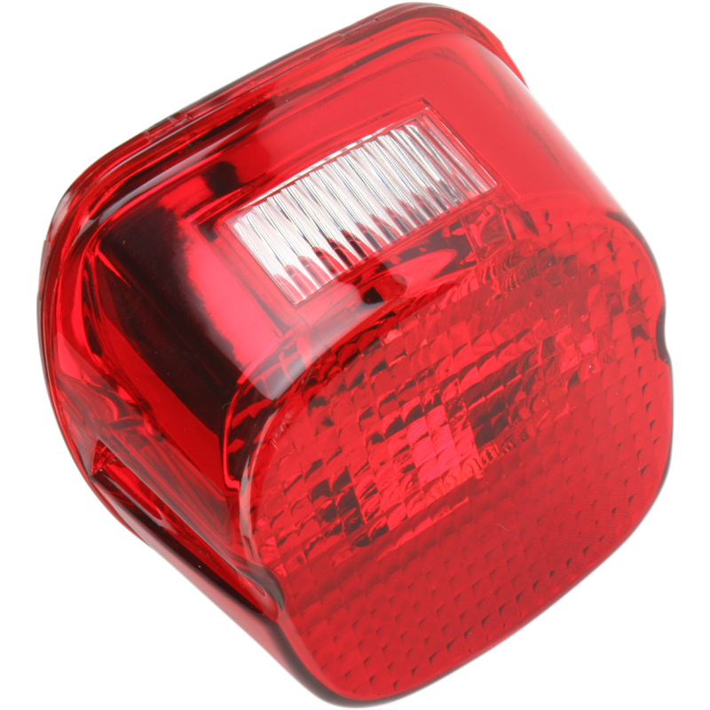 DRAG SPECIALTIES L03-19 TOP TAG RED T/LIGHT LENSES 2010-0782