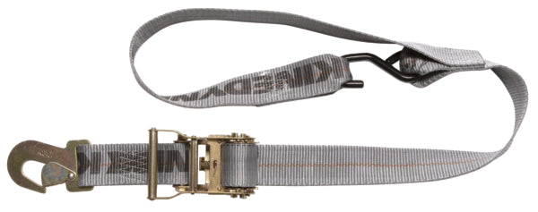 KINEDYNE CANADA 2 IN HD STRAP W/RATCHET BUCKLE,SNAP H/SL 15470