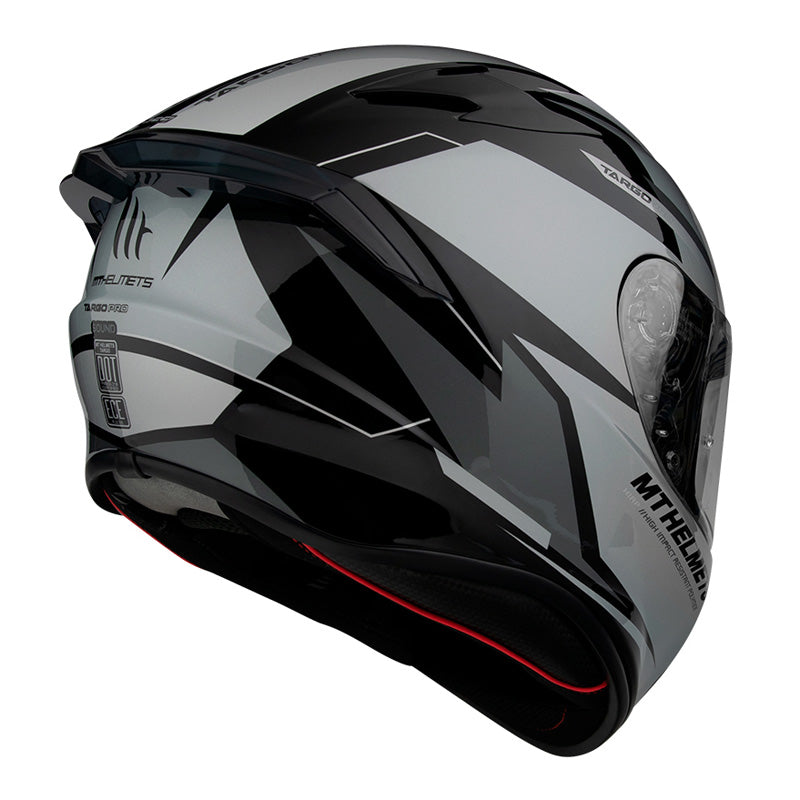 MT HELMETS TARGO PRO SOUND GRAY XS IT-026-283