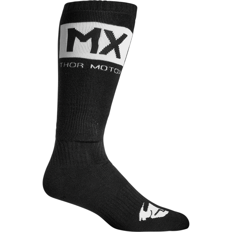 THOR MX SOLID YTH SOCK B/W 1-6 3431-0662