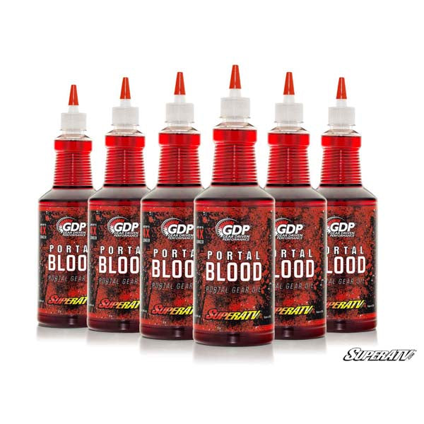 SUPERATV PORTAL BLOOD PORTAL GEAR OIL 6PK 1 GALLON OIL-P-C