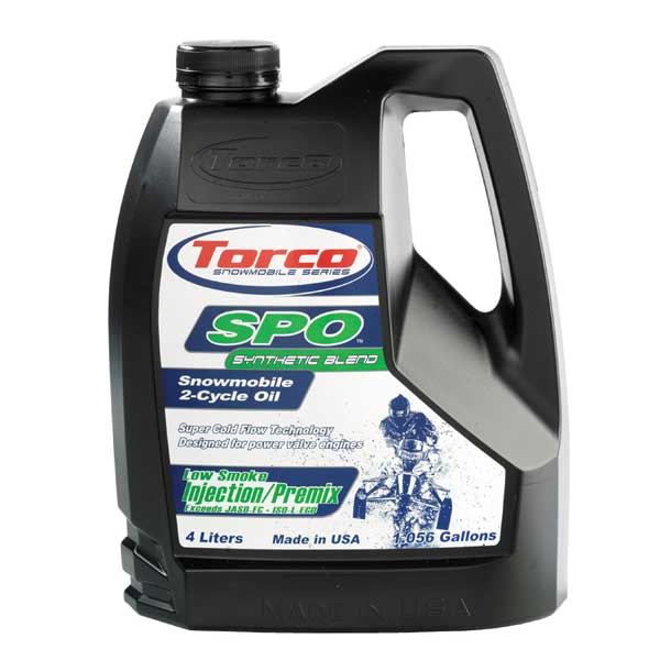 TORCO SPO SNOWMOBILE TWO STROKE OIL (BLEND) 4PK 4L S970077S