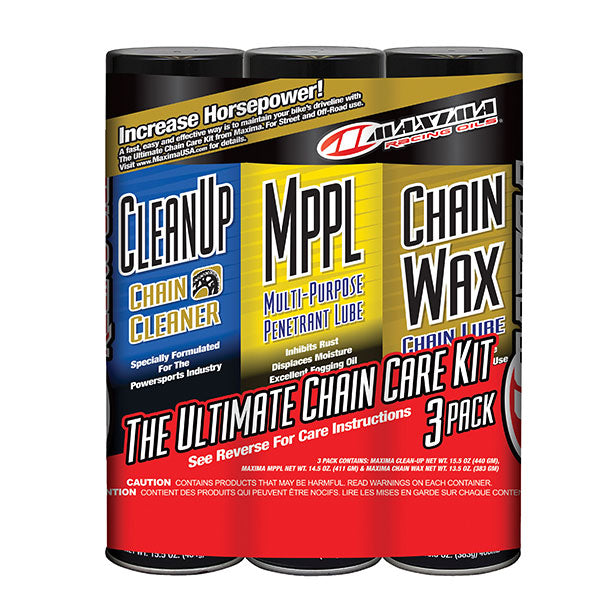 MAXIMA RACING OILS CHAIN WAX ULTIMATE COMBO KIT 70-749203-1