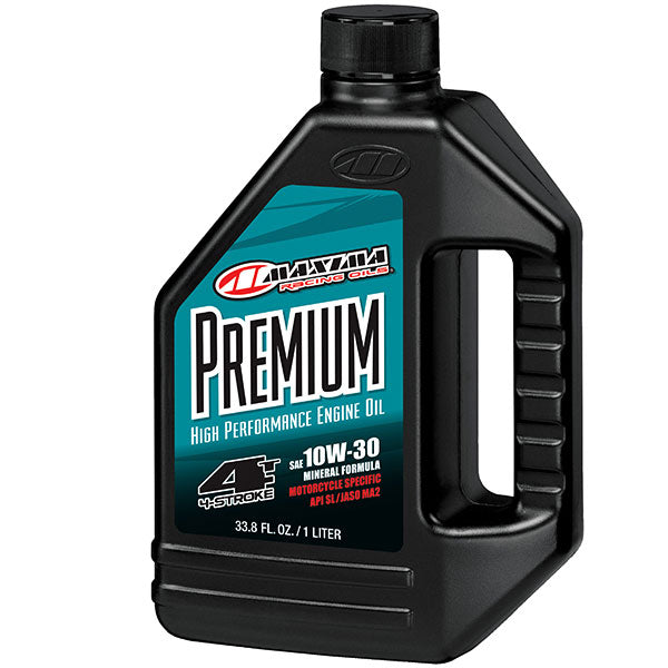 MAXIMA RACING OILS PREMIUM HIGH PERFORMANCE 4-STROKE ENGINE OIL 10W30 1L 30-20901-1