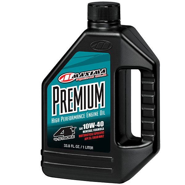 MAXIMA RACING OILS PREMIUM HIGH PERFORMANCE 4-STROKE ENGINE OIL 10W40 1L 34901-1