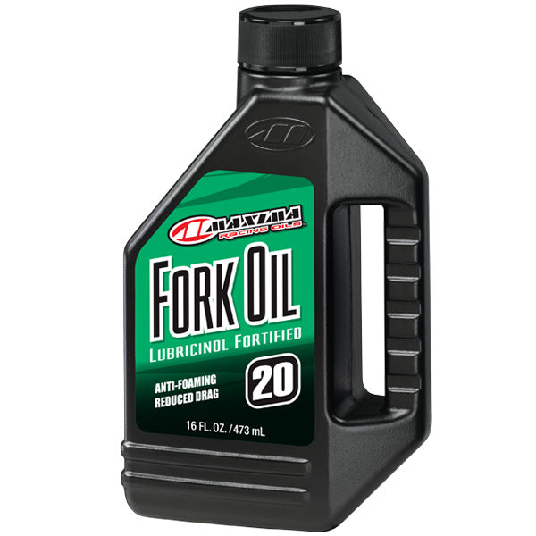 MAXIMA STANDARD SUSPENSION ANTI-FOAMING FORK OIL 20WT 16 OZ 57916-1