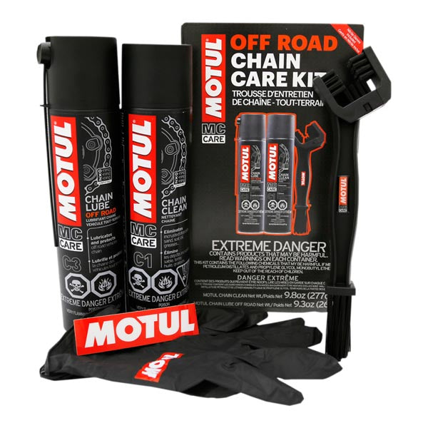 MOTUL CHAIN CARE KIT OFF 10PC 109788