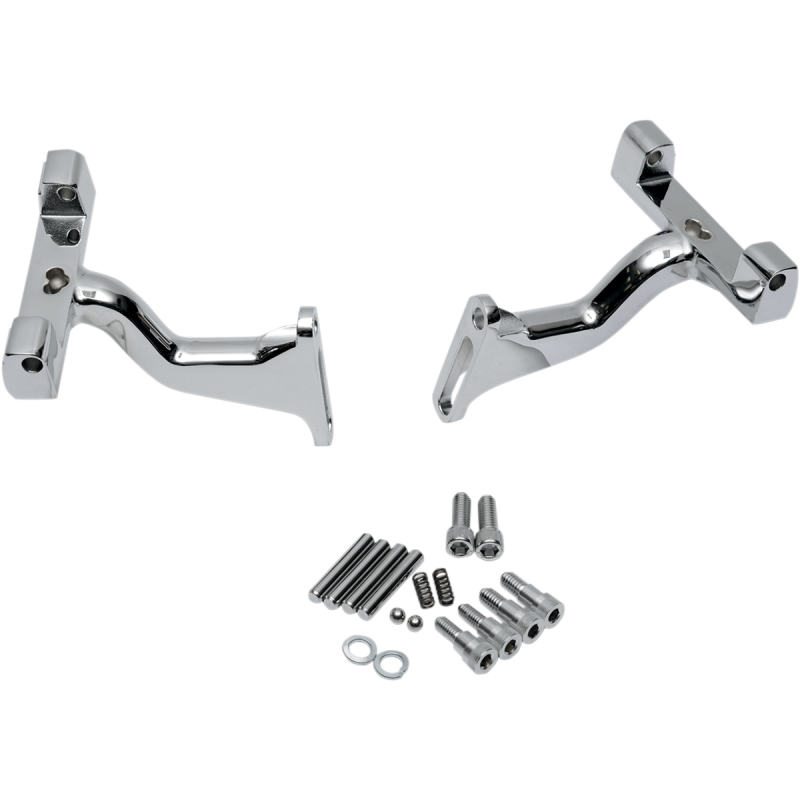DRAG SPECIALTIES 93-19 FLHT RAS PASS FL/BOARD MOUNTS CHR 1621-0394