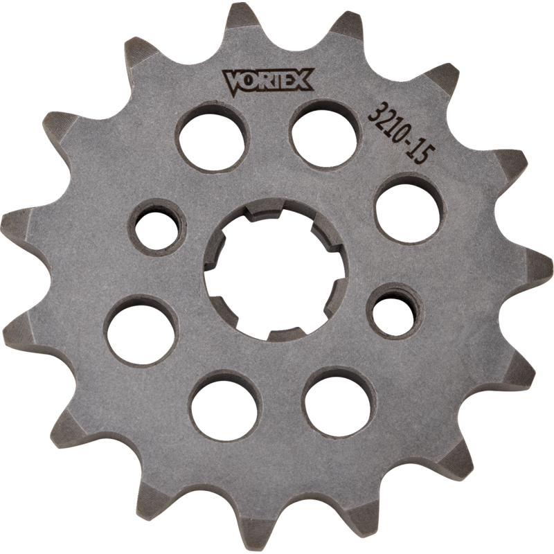 VORTEX SPROCKET VORTEX STEEL FRONT 420-15 TOOTH SLVR 3210-15