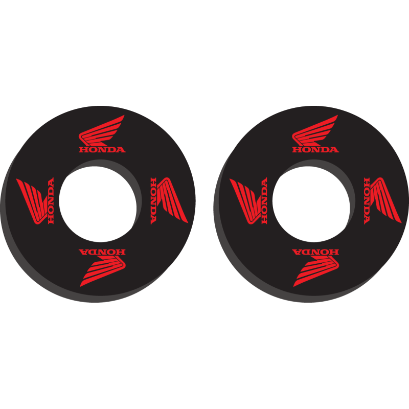 FACTORY EFFEX DONUTS GRIP HONDA BLK/RED 22-67300