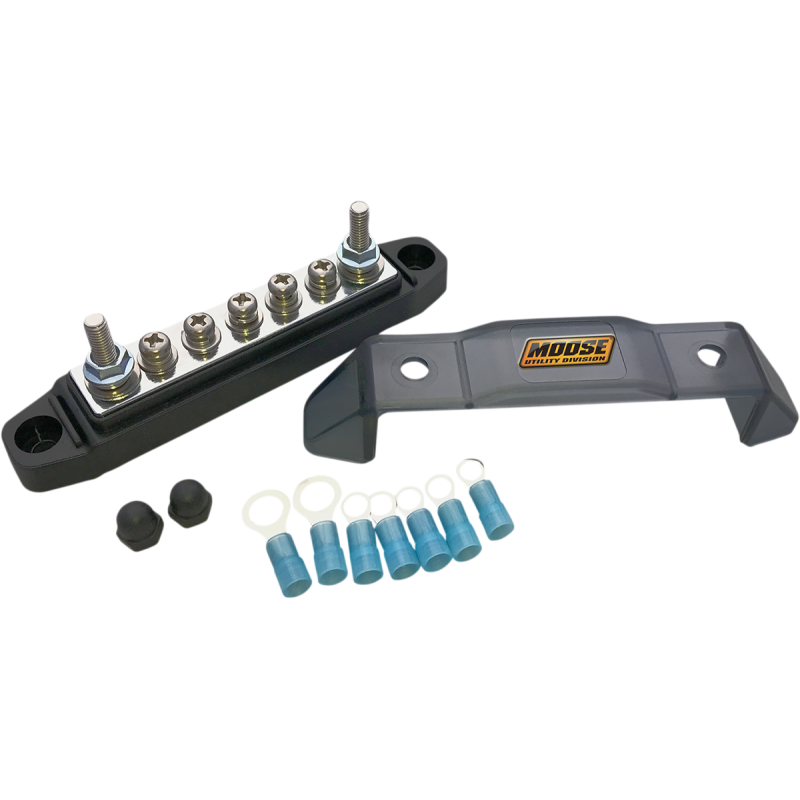 MOOSE UTILITY DIVISION MOOSE BRANDED 7 POSITION BUS BAR WITH RING TERMINALS BBS-7RT