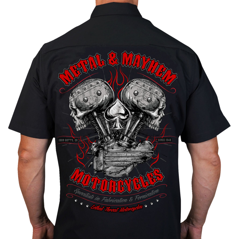 LETHAL THREAT SHIRT METALMAYHEM BK XL DG60165XL