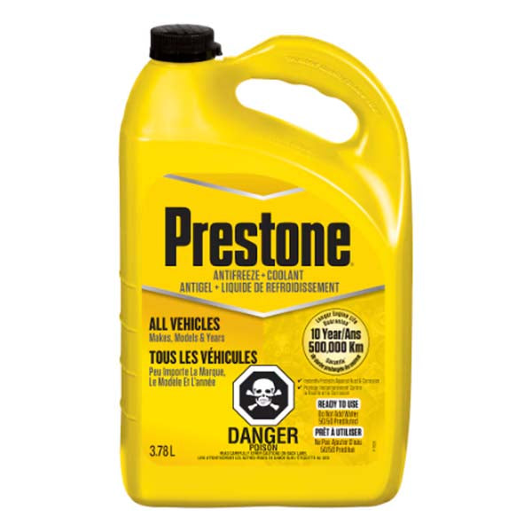 PRESTONE PREMIXED ANTIFREEZE/COOLANT 4PK 3.78L 71175X52