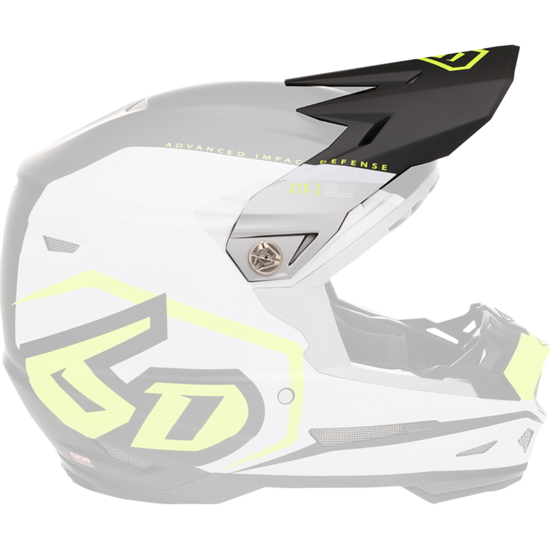 6D HELMETS VISOR ATR2 DELTA NE-YL 72-6122
