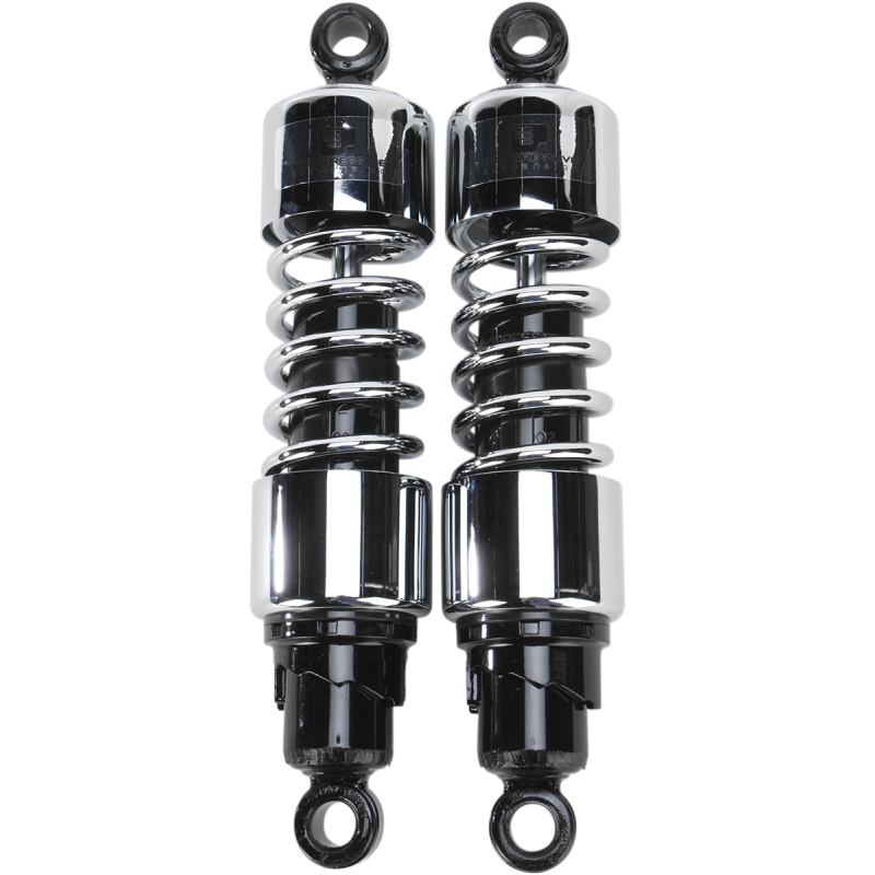 PROGRESSIVE SUSPENSION 12.0" CHROME CRUISER 412-SERIES SHOCKS 412-4228C