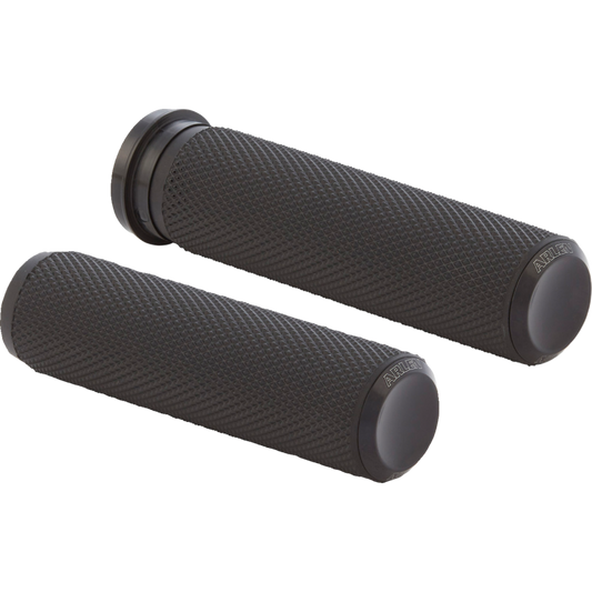 ARLEN NESS GRIPS KNURLED RUBBER CBL BLK 07-325