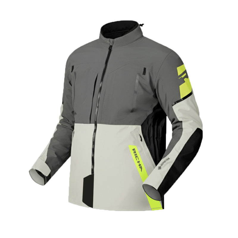 RICHA ORION GTX JACKET GREY/FLUO YELLOW L 1102100061-206RL000