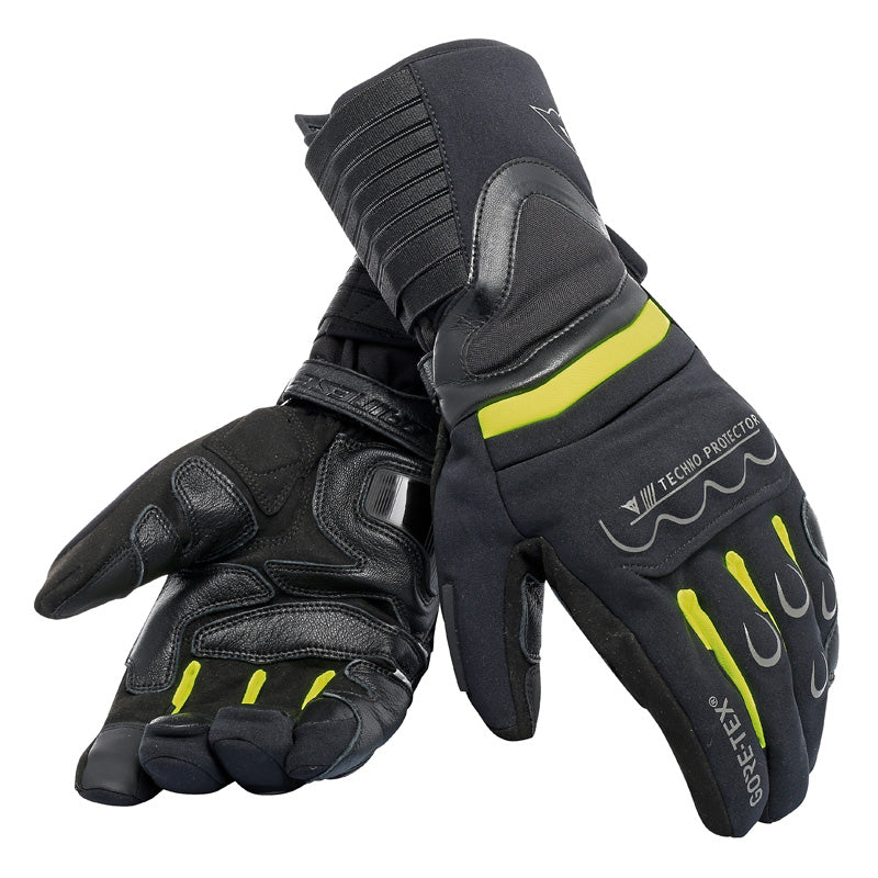 DAINESE SCOUT 2 UNISEX GTX GLOVES BLACK/FLUO-YELLOW/BLACK 1815893-R17-M