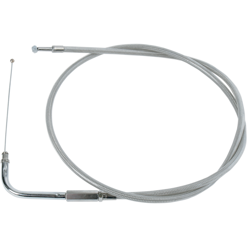 DRAG SPECIALTIES S/STEEL FL THROTTLE CABLE 5333400B