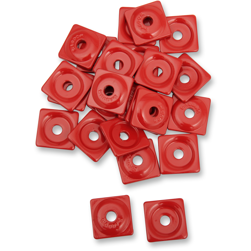 WOODYS SQUARE DIGGER AL. SUPPORT PLATES-RED ASW2-3790-48-1