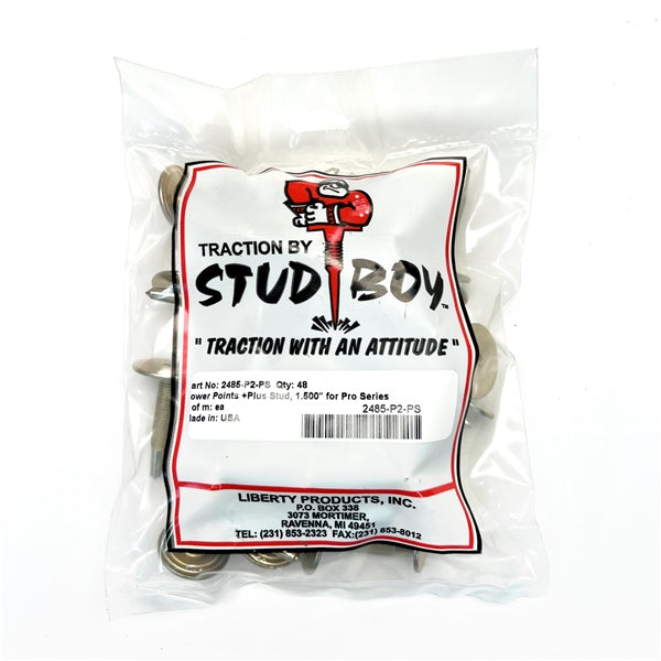 STUD BOY STUD PP PLUS 1.500" FOR PRO SERIES QTY48 2485-P2-PS
