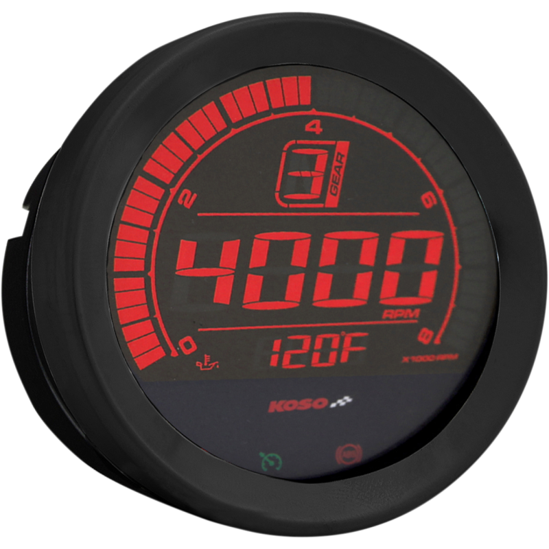 KOSO NORTH AMERICA TACH HD 4" BLK BA051110