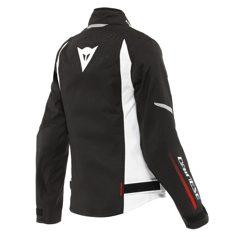 DAINESE VELOCE LADY D-DRY JKT BLACK/WHITE/LAVA-RED 48 2654631-A66-48