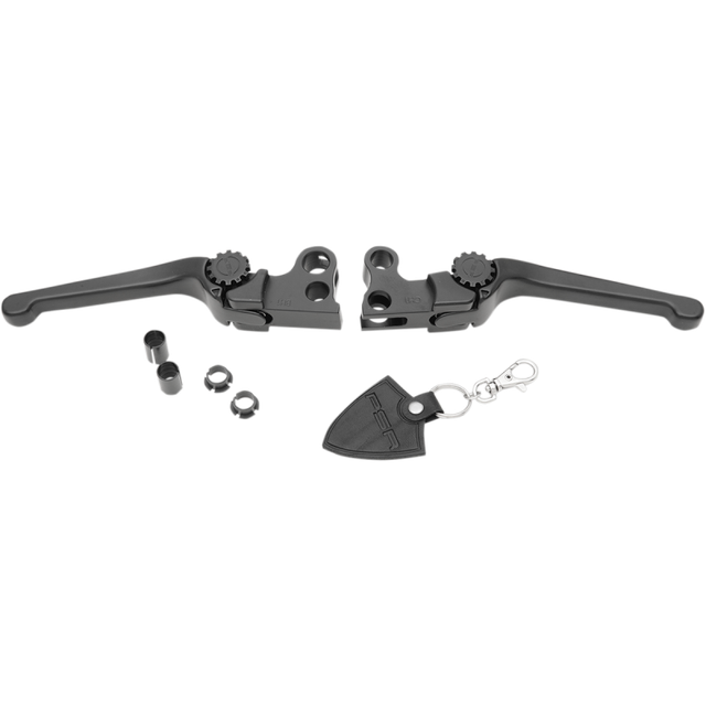 POWERSTANDS RACING 82-95 HD MODELS ANTHEM LEVER SET BLK 12-00650-22