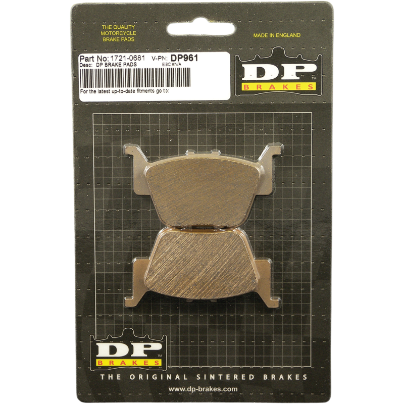 DP BRAKES DP961 STANDARD COMPOUND BRAKE PAD SET DP961