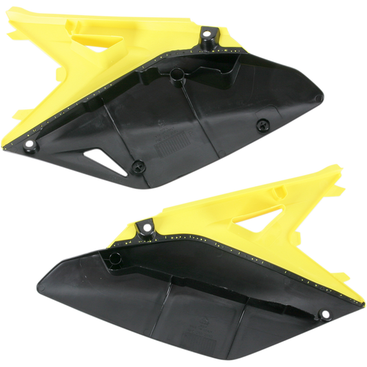 ACERBIS SIDE PANEL- RMZ250:10-10 BLACK/YELLOW 2171921017