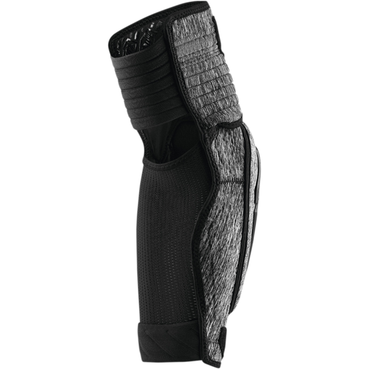 100% FORTIS ELBOW GUARDS GREY HEATHER/BLACK SM/MD 70006-00003