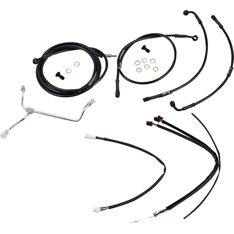 BURLY BRAND CONTROL KIT - 16" APE HANGER HANDLEBARS B30-1183