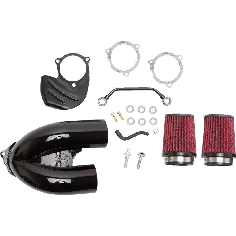 S&S CYCLE AIRCLEANER T/I 17+ M8 BK 170-0567A