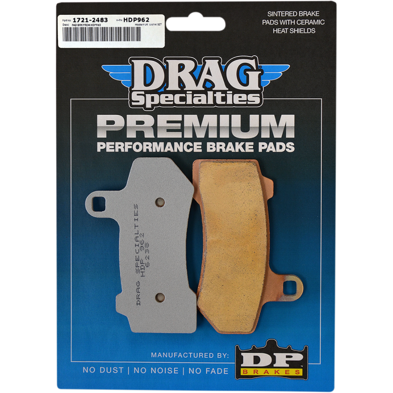DP BRAKES HDP962 DRAG PREMIUM SINTERED PADS HDP962