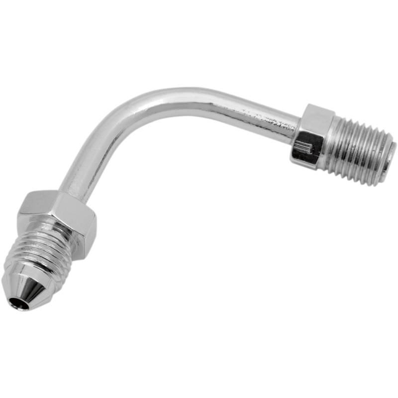 DRAG SPECIALTIES 3/8-24 90 DEGREE ADAPTER FITTING 282