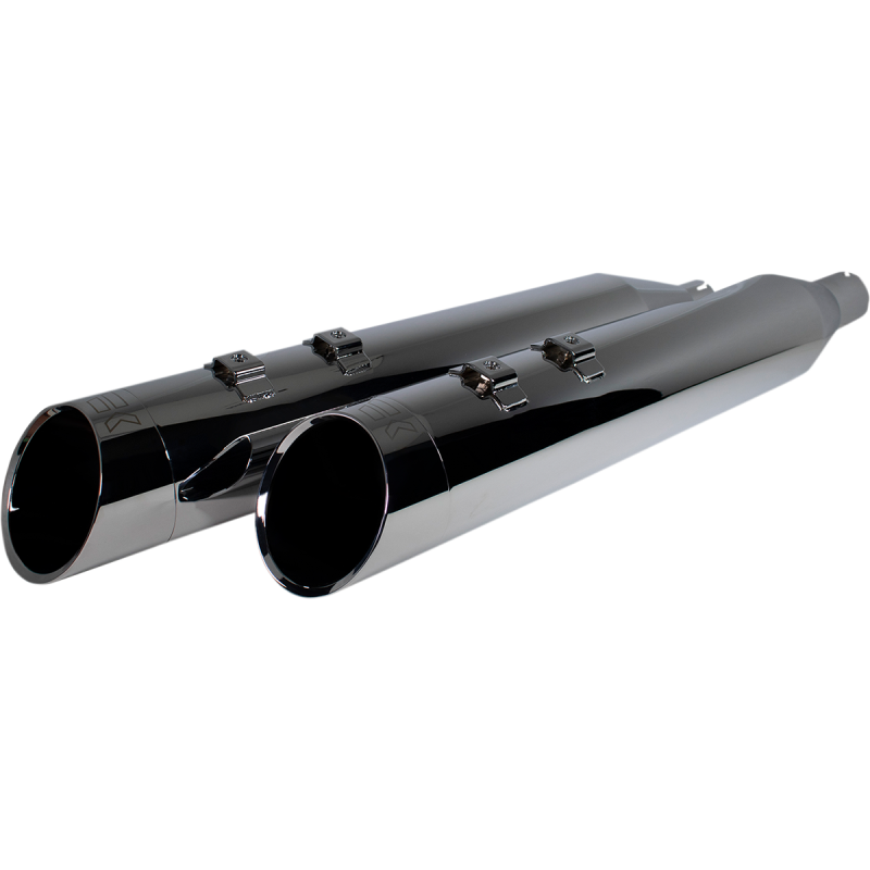 KHROME WERKS 4-1/2" HP-PLUS SLIP-ON MUFFLERS - CHROME EDGE 202660