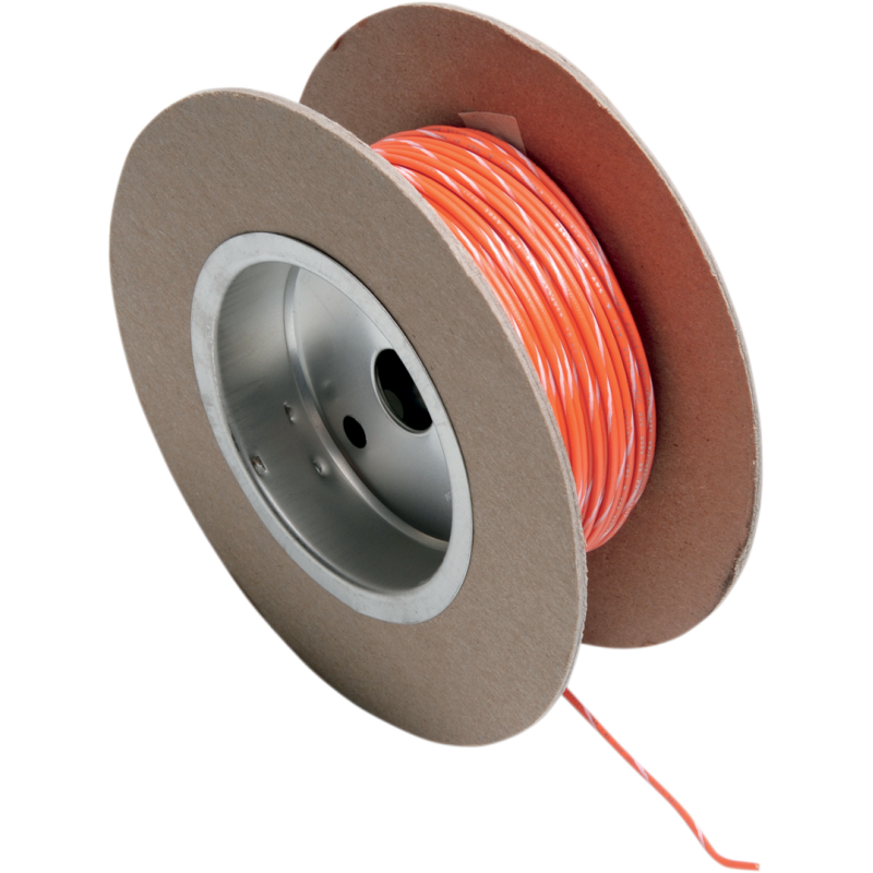NAMZ WIRE 18G 100' ORG/WHT NWR-39-100