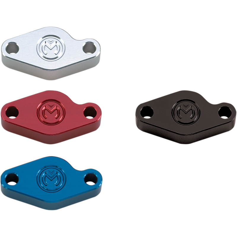 MOOSE RACING E-BRAKE BLOCK OFF PLATE POLISHED M880-50