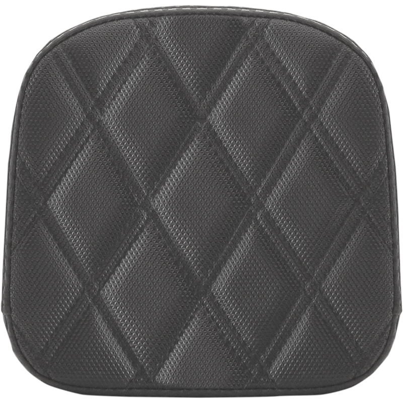 SADDLEMEN SISSY BAR PAD - LATTICE STITCHED - BLACK 0407SDC