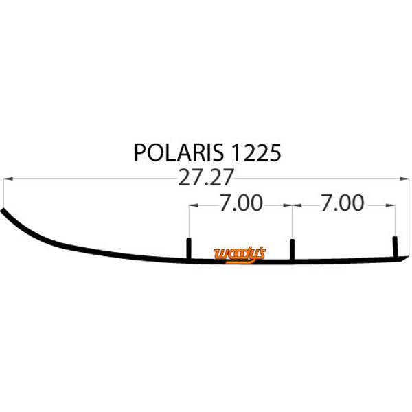 WOODY'S ACE CARBIDE RUNNER 6" POLARIS AP6-1225